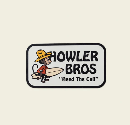 El Monito Surfs Sticker